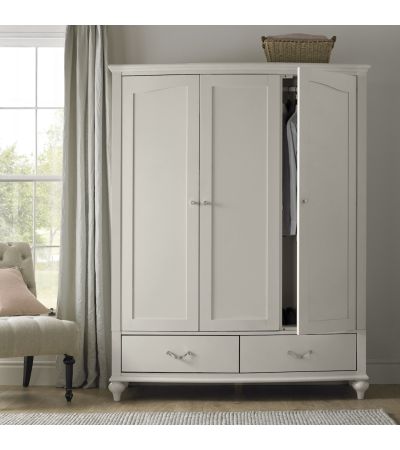 Montreux Urban Grey Triple Wardrobe by Bentley Designs | Style Our Home 