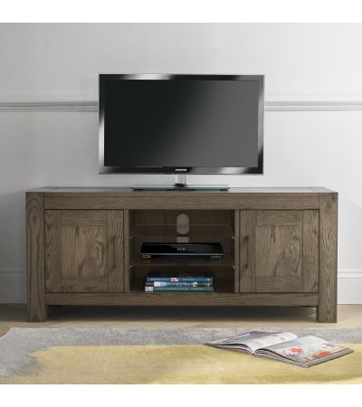 Turin Dark Oak Entertainment Unit - Style our Home