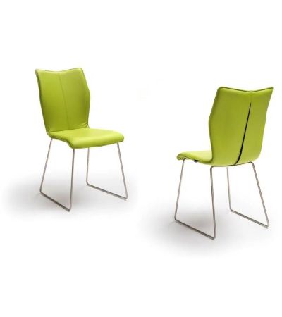Ace II-G Dining Chair with Stainless Steel Legs by Bree's New World | Style Our Home