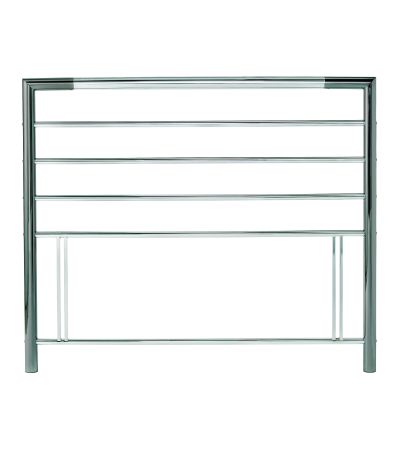 Bentley Designs Urban Nickel & Chrome Small Double Headboard - 122cm - Style Our Home