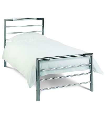 Bentley Designs Urban Nickel & Chrome Single Bed - 90cm 