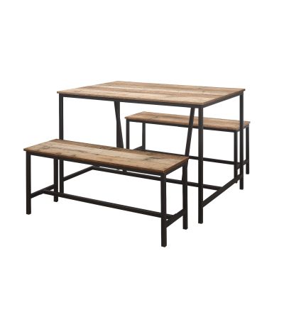Urban Dining Table & Bench Set