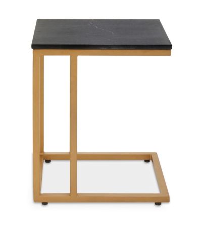 Valley Black Marble Side Table by Prestige Design | Style Our Home