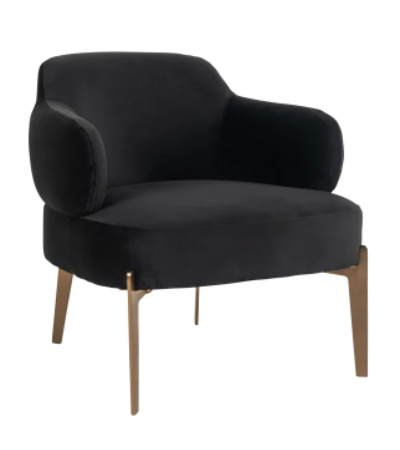  Venus Antraciet Velvet Easy Chair by Richmond Interiors | Style Our Home 