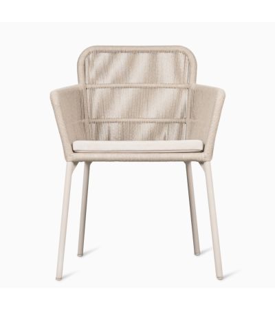 Vincent Sheppard Akari Dining Chair with Almond Seat Cushion