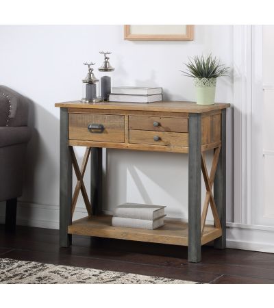 Urban Elegance - Reclaimed Small Console Table by Baumhaus | Style Our Home
