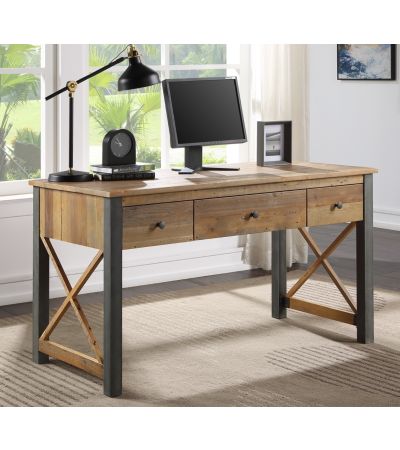 Urban Elegance - Reclaimed Home Office Desk / Dressing Table by Baumhaus| Style Our Home