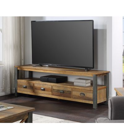 Urban Elegance - Reclaimed Extra Large Widescreen TV unit | Style Our Home