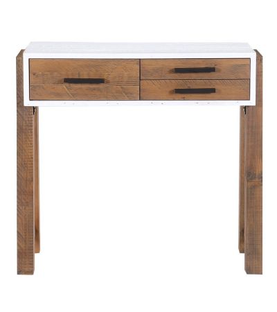 Trinity  - Reclaimed Small Console Table by Baumhaus | Style Our Home