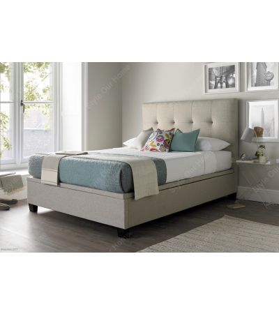 Walkworth Upholstered Ottoman King Bed - Oatmeal