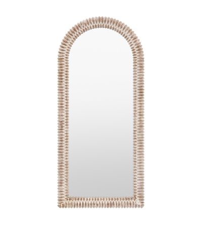 Emery Whitewash Arch Leaner Mirror by Gallery Living | Style Our Home