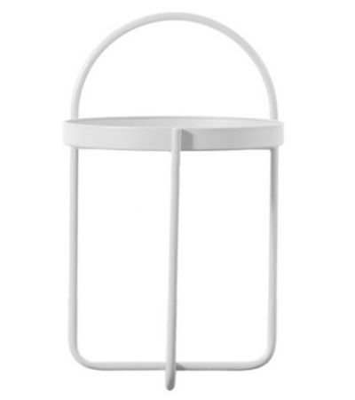 Abbas White Side Table by Hudson Living | Style Our Home