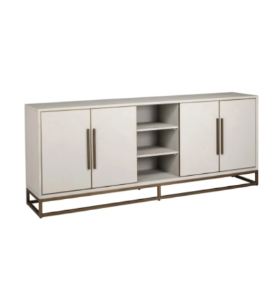 Whitebone Brass 4 - Door Sideboard by Richmond Interiors | Style Our Home 