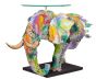 Artistic Elephant Glass Centre Table