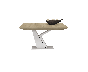 Modern extending table with gray foot Setis by Gautier | Style Our Home