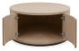 Vega Scandi Oak & Peppercorn Round Coffee Table by Bentley Designs | Style Our Home