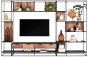 Cosmo TV Wall Element Hanging Rack