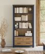 Splash of Blue - Large Open Bookcase with Drawers by Baumhaus | Style Our Home