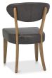 Ellipse Rustic Oak Upholstered Chair - Old West Vintage (Pair) by Bentley Designs | Style Our Home