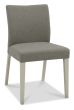 Bergen Grey Washed Oak 2-4 Seater Table & 4 Chairs in Titanium Fabric by Bentley Designs | Style Our Home