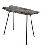 Charcoal Teak Slice Console Table by Monologue | Style Our Home