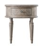 Mustique Round 1 Drawer Side Table - Style Our Home