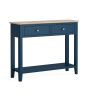 Marlow Navy Console Table by Corndell/Global Home Group  | Style Our Home