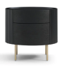 Lantine Bedside Table - Black Oak By Tommy Franks | Style Our Home