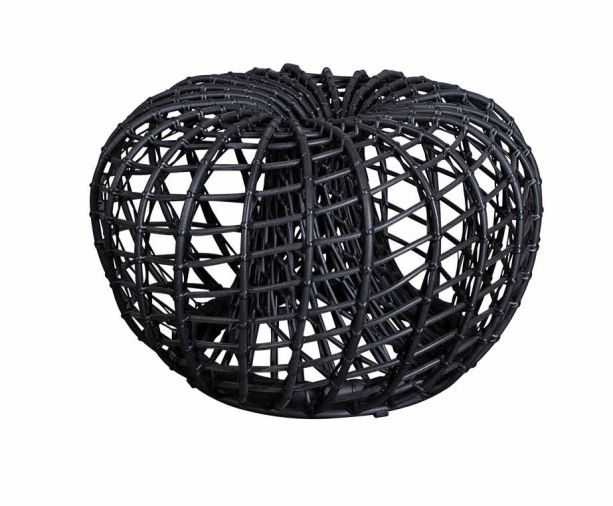 Nest Lava Grey Footstool - Outdoor by Cane-line |Style Our Home
