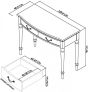 Montreux Grey Washed Oak & Soft Grey Dressing Table