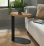 Ellipse Rustic Oak Sofa Table by Bentley Designs | Style Our Home
