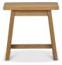 Camden Rustic Oak Side Table by Bentley Designs | Style Our Home
