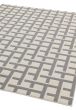 Antibes White Grey Grid Rug by Asiatic London | Style Our Home