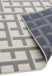 Antibes White Grey Grid Rug by Asiatic London | Style Our Home