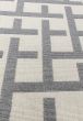 Antibes White Grey Grid Rug by Asiatic London | Style Our Home