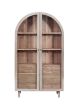 Iconic 2 Door Glass Cabinet Whitewash by Indus Valley