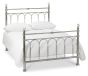 Krystal Shiny Nickel 4'6 Double Bedstead - Style Our Home