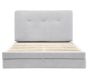Mansen 2 Drawer Double Bedstead Taupe By Gallery Living | Style Our Home 
