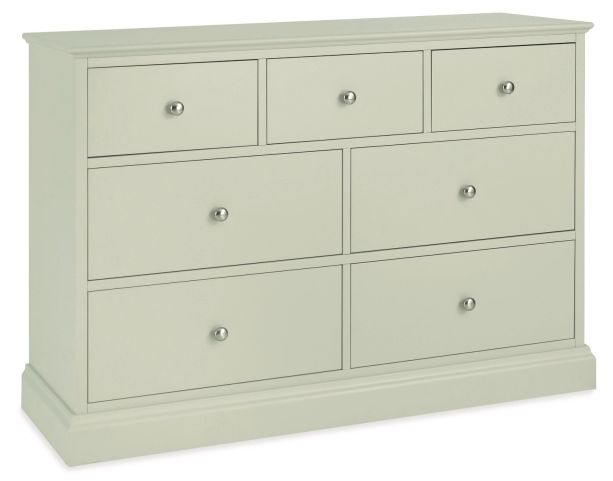 Bentley Designs Ashby Soft Grey 3+4 Drawer Chest - Style Our Home