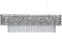 Venus Nickel Rectangular Chandelier  By Libra | Style Our Home