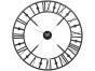 Antique Grey Skeleton Wall Clock By Libra | Style Our Home
