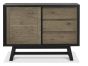 Camden Weathered Oak & Peppercorn Narrow Sideboard by Bentley Designs | Style Our Home