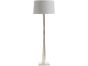 Iconic Trinity Silver Aluminium Floor Lamp With Grey Shade  By Libra | Style Our Home