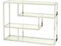 Linton Stainless and Glass Small Modular Shelving Unit - Style Our Home