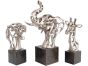 Addo Abstract Elephant Head Sculpture in Silver Resin By Libra | Style Our Home