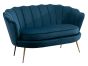 Ariel Blue 2 Seater Sofa