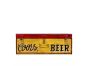 Hand Painted Iron Trunk Beer