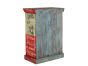 Carnival Hand Painted Vintage Ad 2 Door Cabinet