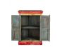Carnival Hand Painted Vintage Ad 2 Door Cabinet