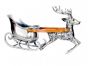 Reindeer and Sleigh H53cm by Quirky Barn | Style Our Home